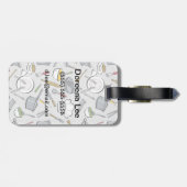 台所はパターンに用具を使います ラゲッジタグ (裏面横)