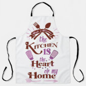 台所は私のハートだ エプロン (正面)