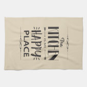 台所は私の幸せな場所です キッチンタオル (横)