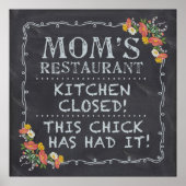 「台所は閉まっている」 ポスター (正面)