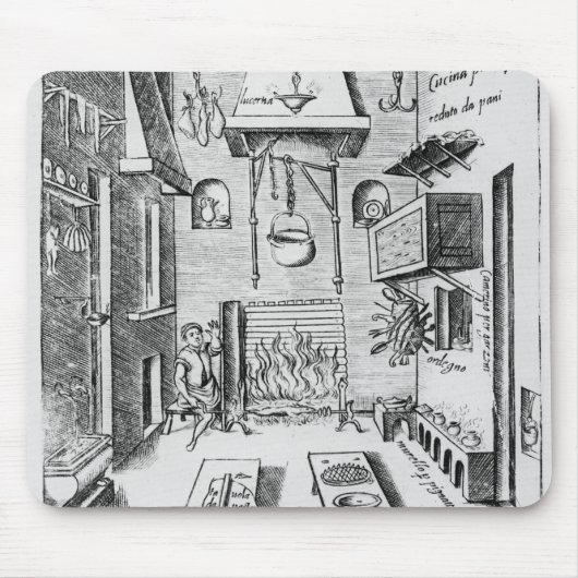 台所インテリア マウスパッド (正面)