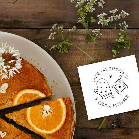 台所カスタムからの ラバースタンプ