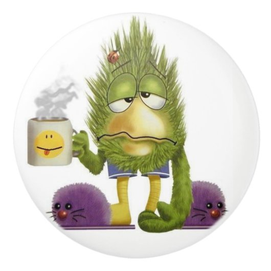 台所コーヒー朝 セラミックノブ (正面)