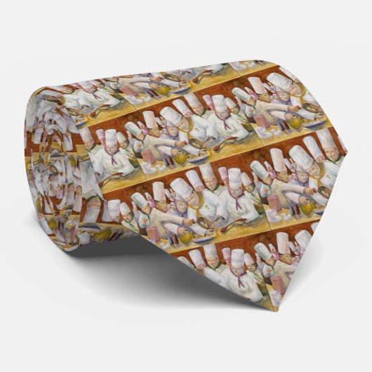 台所タイの余りにも多くの調理師 ネクタイ (ロール)