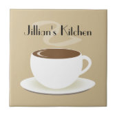 台所タイルコーヒー タイル (正面)