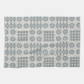 台所タオルのふきんのウェールズのタペストリーのデザインの灰色 キッチンタオル (横)