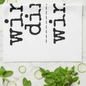 台所タオルのワイン + おもしろいな夕食の勝者 キッチンタオル (折り畳み)