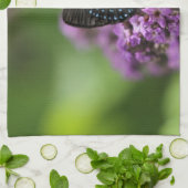 台所タオルの写真の蝶 キッチンタオル (折り畳み)