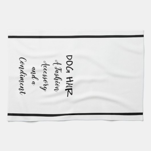 台所タオルの犬の毛ファッション小物 キッチンタオル (横)