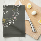 台所タオルの聖書の聖なる書物、経典の信頼の希望愛 キッチンタオル (四つ折り)