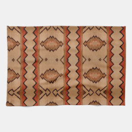 台所タオルの西部編まれた敷物のデザイン南西に キッチンタオル