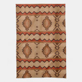 台所タオルの西部編まれた敷物のデザイン南西に キッチンタオル (縦)