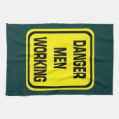 台所タオルを働かせている危険の人 キッチンタオル (横)