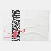 台所タオルシマウマのプリントかフラミンゴ キッチンタオル (横)