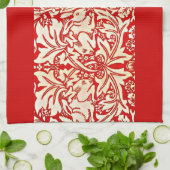 台所タオルファッションか生地ウィリアムMorris 11 キッチンタオル (折り畳み)