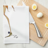 台所タオル"にんじん" キッチンタオル (四つ折り)