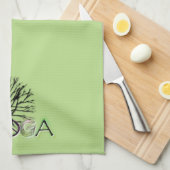 台所タオル/ヨガ キッチンタオル (四つ折り)