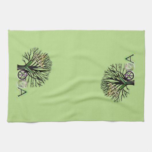 台所タオル/ヨガ キッチンタオル (横)