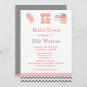 台所テーマのブライダルシャワー招待状、カスタム 招待状 (正面/裏面)