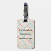 台所パターン3 ラゲッジタグ (裏面縦)