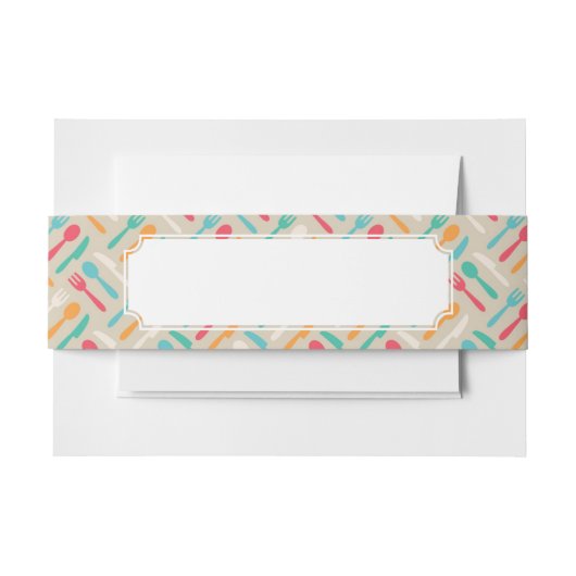 台所パターン3 招待状ベリーバンド (正面例)