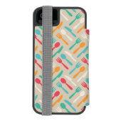 台所パターン3 INCIPIO iPhoneウォレットケース (フォリオ裏面)