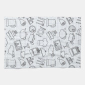 台所パターン4 キッチンタオル (横)