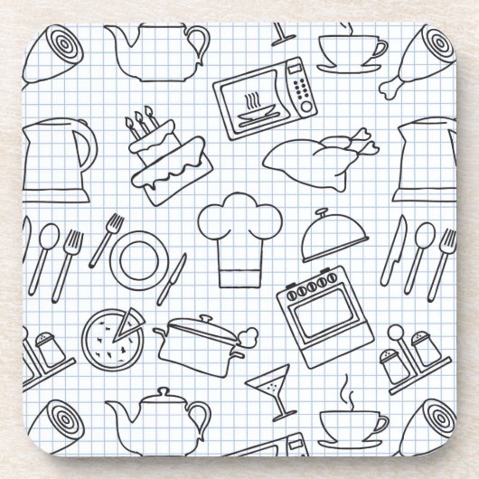 台所パターン4 コースター (正面)