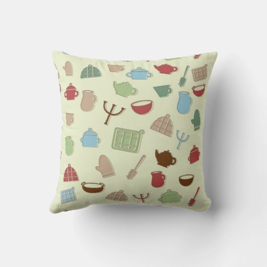 台所パターン クッション (裏面)