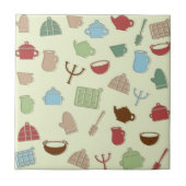 台所パターン タイル (正面)