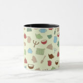 台所パターン マグカップ (中央)