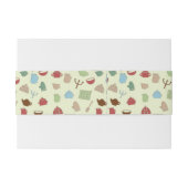 台所パターン 招待状ベリーバンド (裏面例)