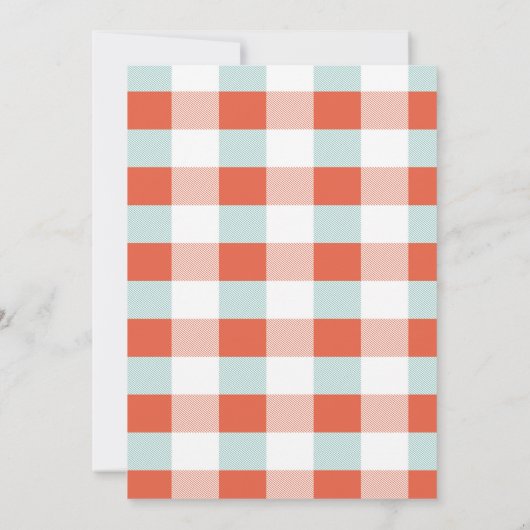 台所ブライダルシャワーの招待状 招待状 (裏面)