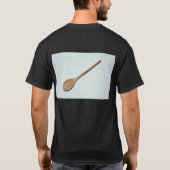 台所仕事のための木のスプーン Tシャツ (裏面)