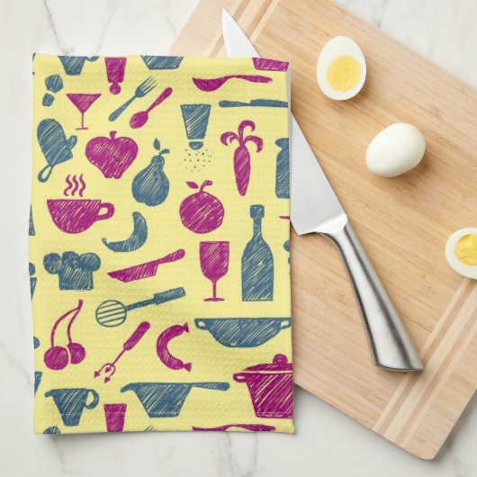 台所供給 キッチンタオル (四つ折り)