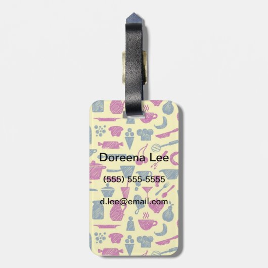 台所供給 ラゲッジタグ (裏面縦)