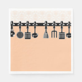 台所具付きレストランナプキン スタンダードランチョンナプキン