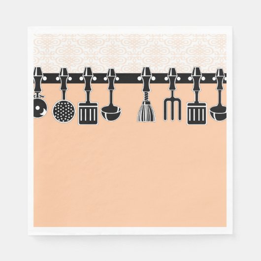 台所具付きレストランナプキン スタンダードランチョンナプキン (正面)