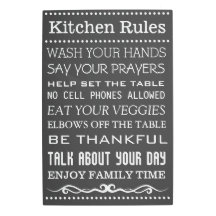 台所印|家族の規則の印|の台所規則