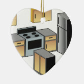 台所家具および電気器具 セラミックオーナメント (右)