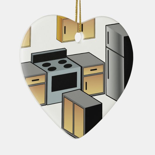 台所家具および電気器具 セラミックオーナメント (右)