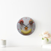 台所柱時計 ラウンド壁時計 (ホーム)