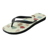 台所模様 ビーチサンダル (アングル)