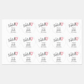 台所焼いたから愛ベーキングの白い ラベル (シート)