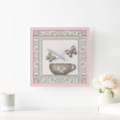 台所用のタイル。 スクエア壁時計 (ホーム)