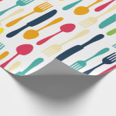 台所用カラフル具包装紙 ラッピングペーパー (角)