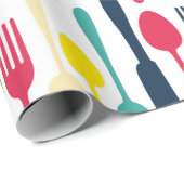 台所用カラフル具包装紙 ラッピングペーパー (ロールコーナー)