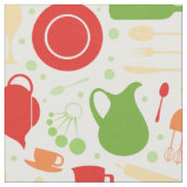 台所用カラフル器具 ファブリック (クローズアップ)