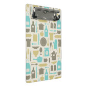 台所用具のパターン ミニクリップボード (アングル)