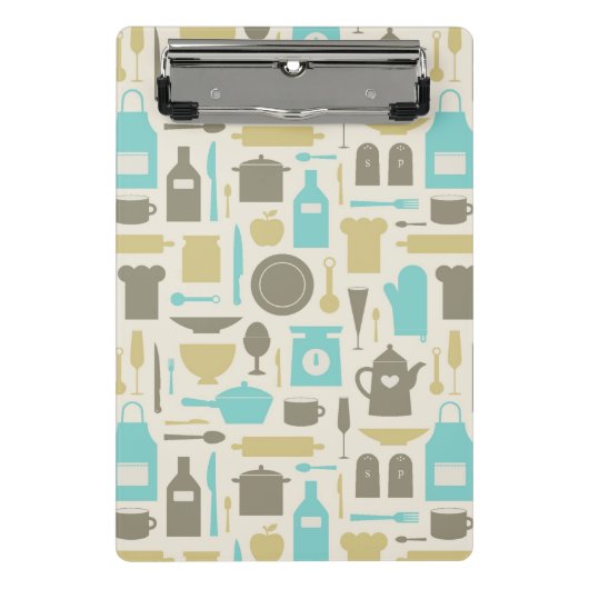 台所用具のパターン ミニクリップボード (正面)